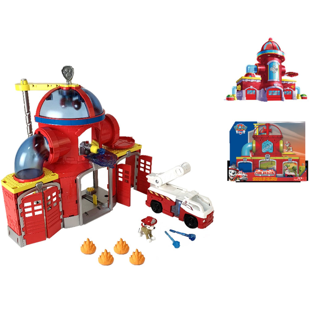 Køb Paw Patrol Brandredning Brandstation Sæt