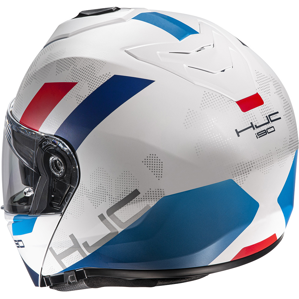 HJC - Casque I90 Syrex MC21SF / Blanc / Bleu / Rouge
