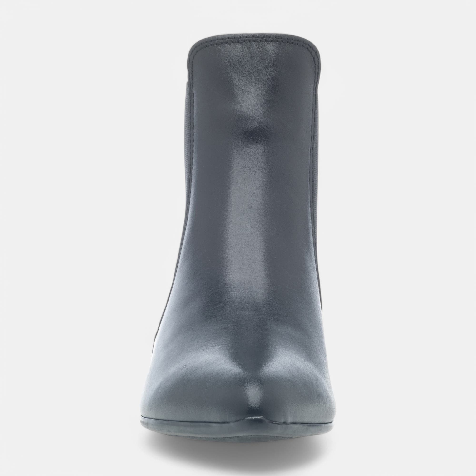 Boots chelsea Femme en cuir noir
