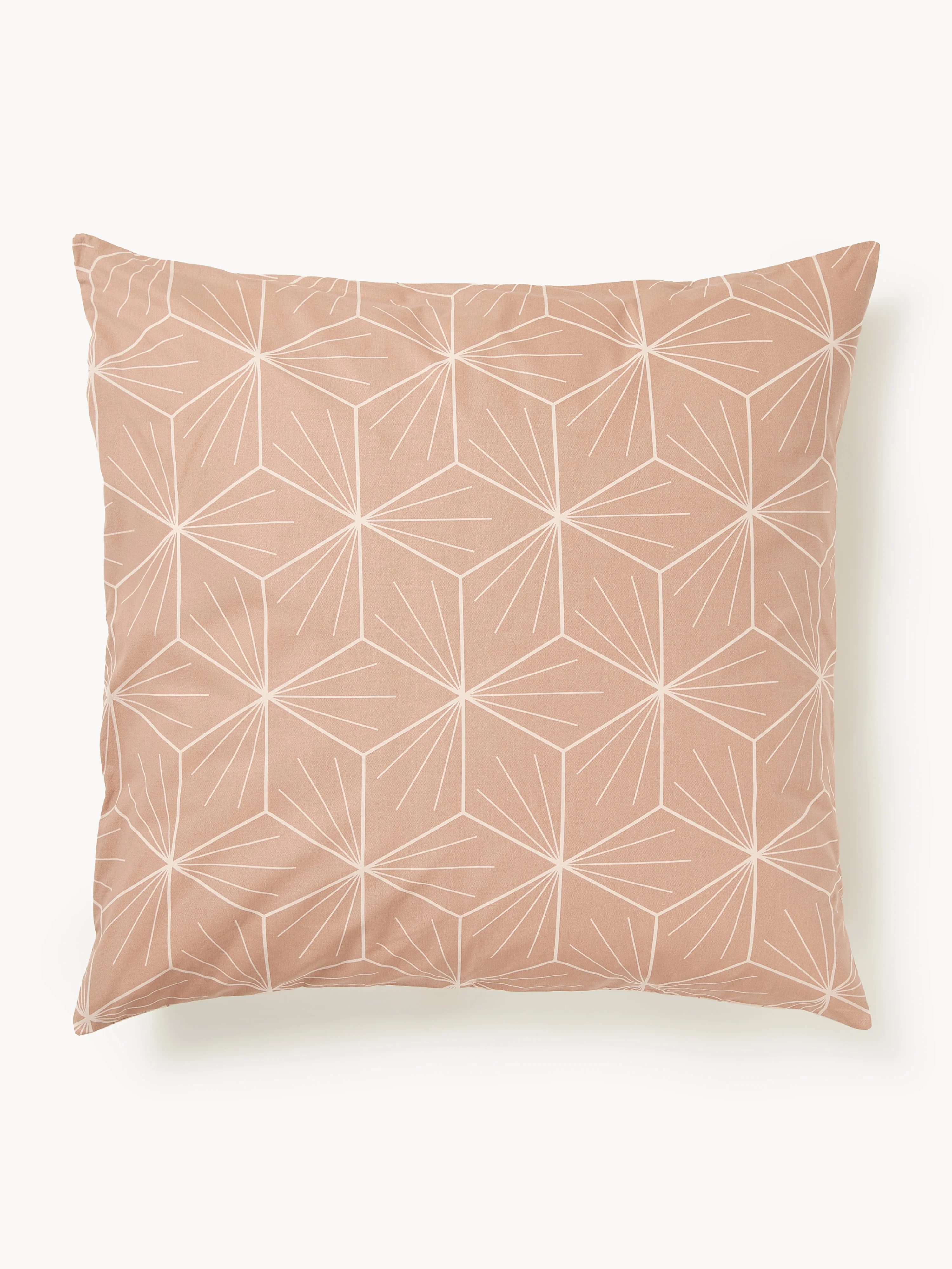 Dubbelzijdige kussenhoes Ilda met geometrische print