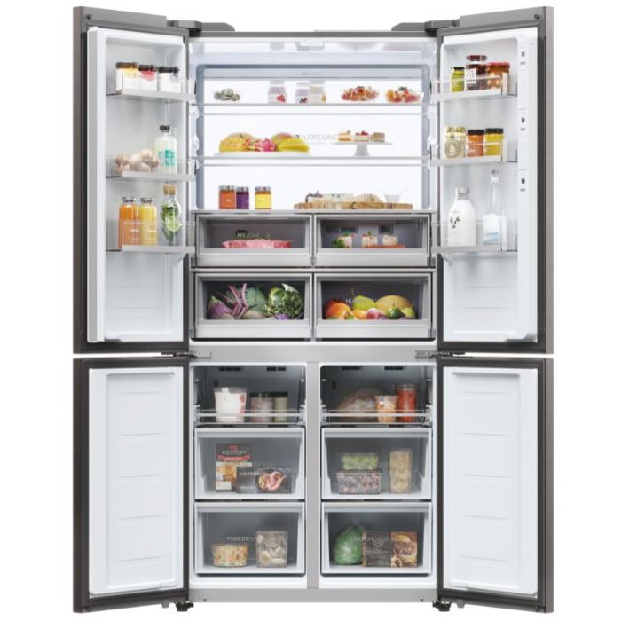 Haier Side-by-Side Cube 90 Series 9 HCW9919FSGB Schwarz