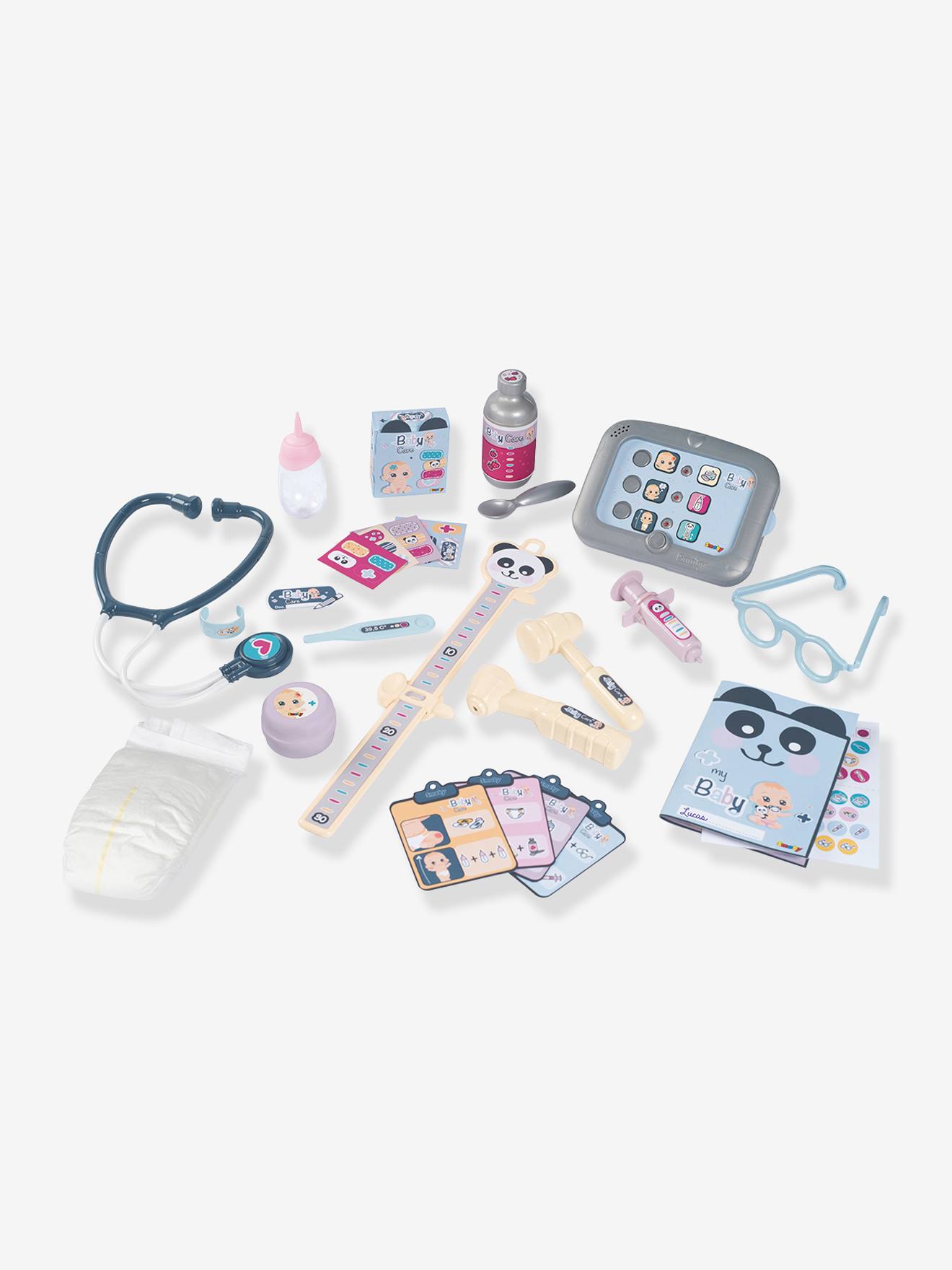 Centro de cuidados para bebês SMOBY, branco médio, liso com estampas.