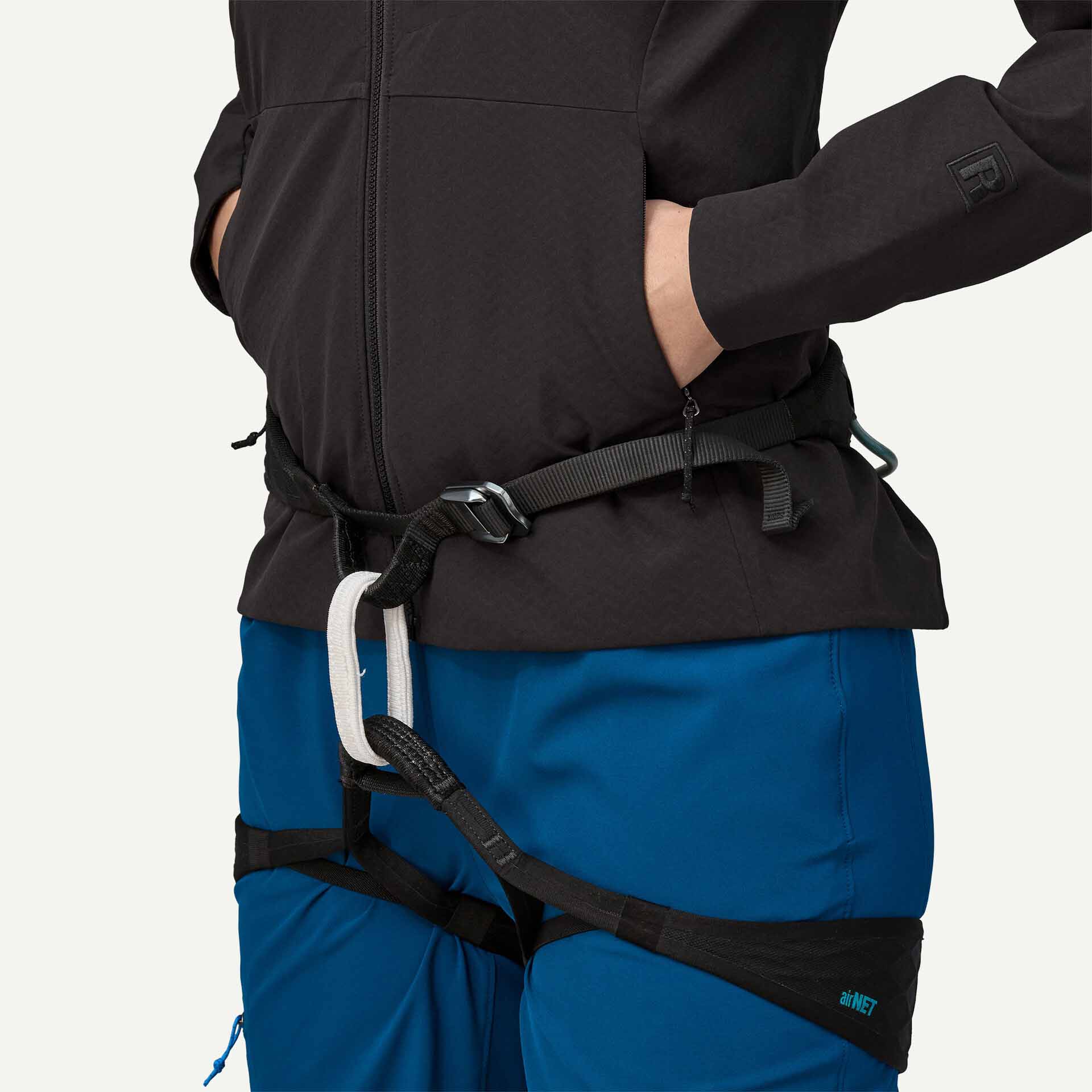 R1 CrossStrata Hoody Dame Black