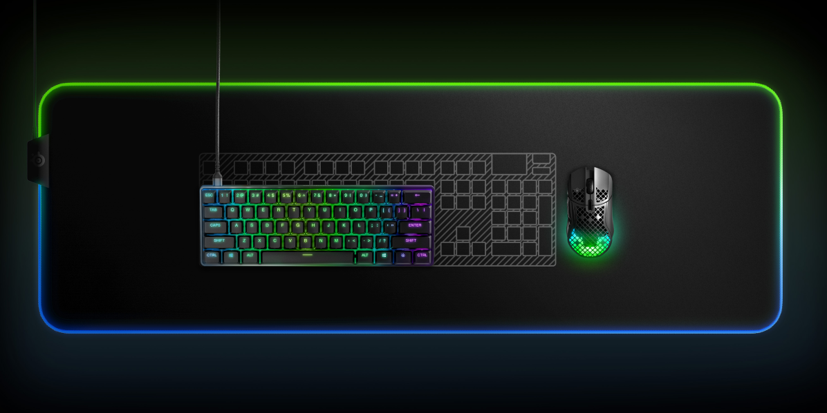 Steelseries - Apex 9 Mini Gaming Tastatur - Nordisk Layout