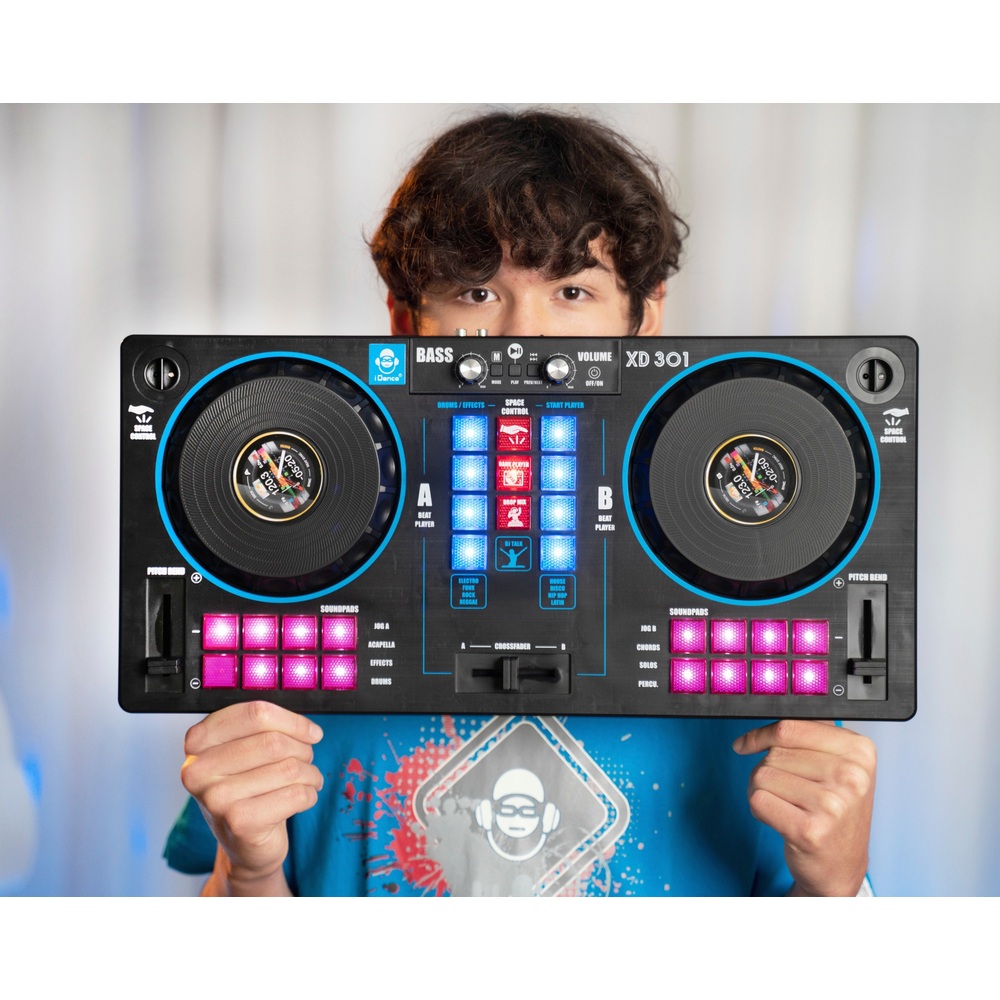iDance XD-301 DJ-Station mit 2 Lautsprechern