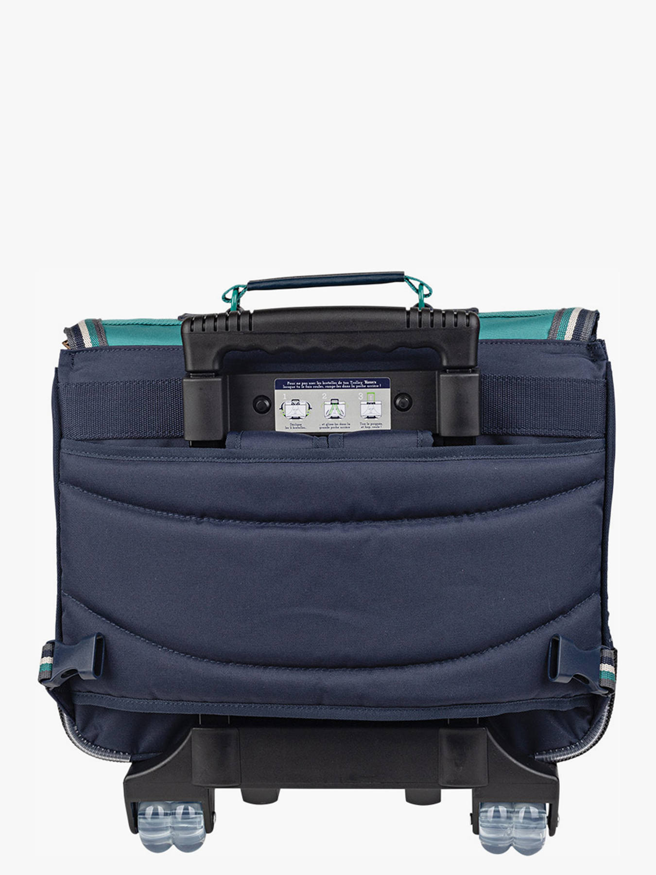 Cartable  roulettes 2 compartiments TANN'S