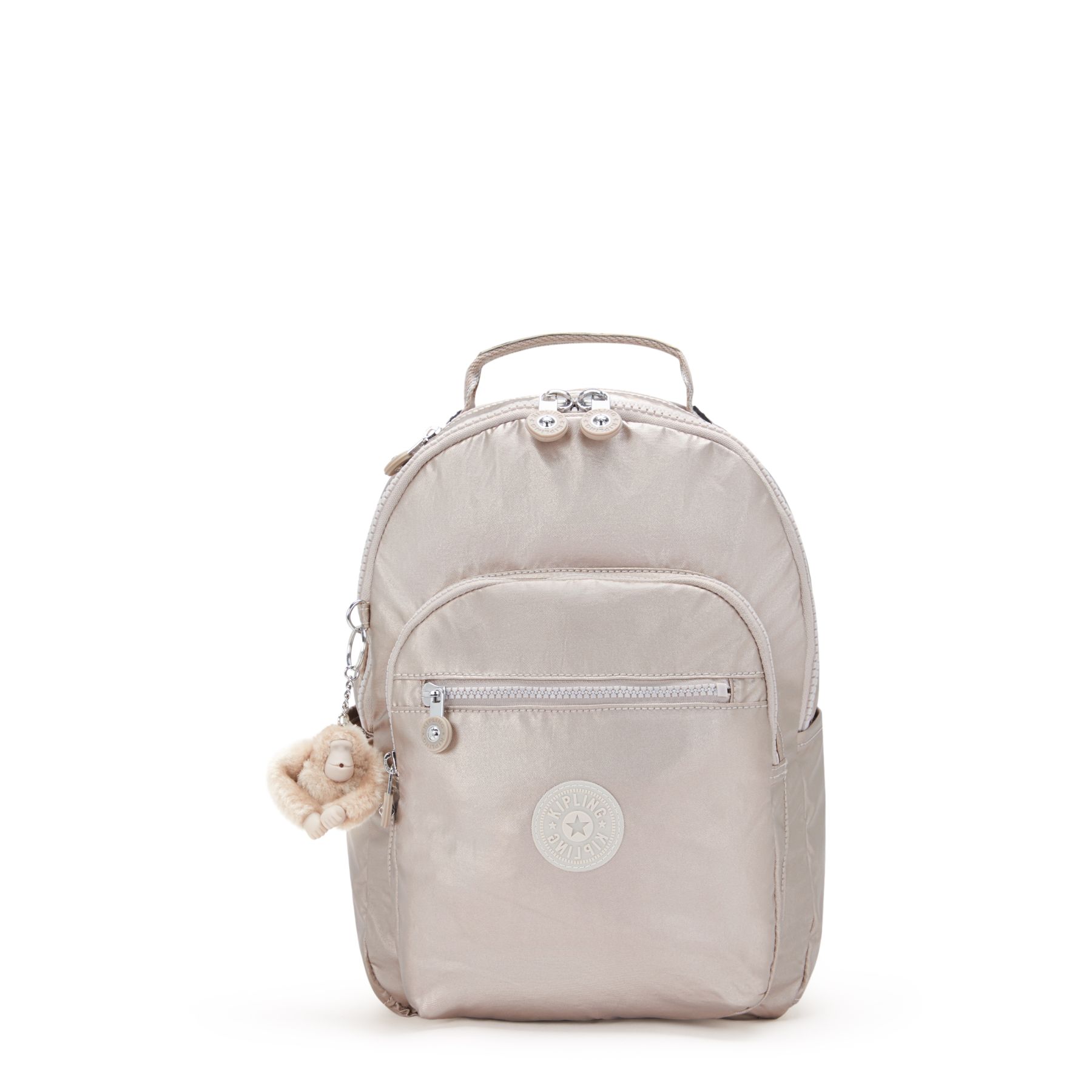 SEOUL S Petit Sac à Dos avec Compartiment pour Tablette - Metallic Glow