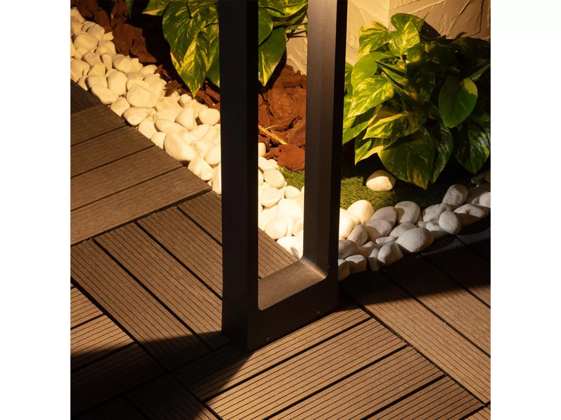 Balise LED Extérieure 7W en Saillie sur Pied 60cm Alma 3000K Blanc chaud