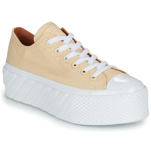 Converse - CHUCK TAYLOR ALL STAR LIFT 2X HYBRID SHINE OX - Jaune