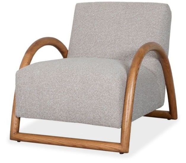 Fauteuil Naturel Eiken Viggo B70 x D90 x H74 cm