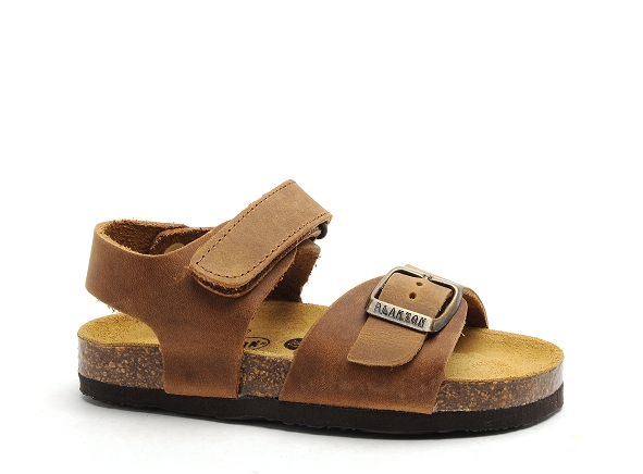 Plakton nu pieds enfant parker marron