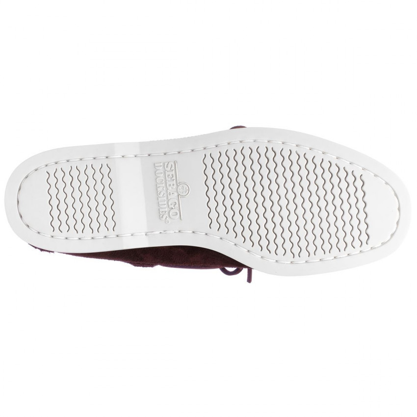 DOCKSIDES PORTLAND FLESH OUT BORDEAUX-Chaussures bateau pour homme en suede Portland