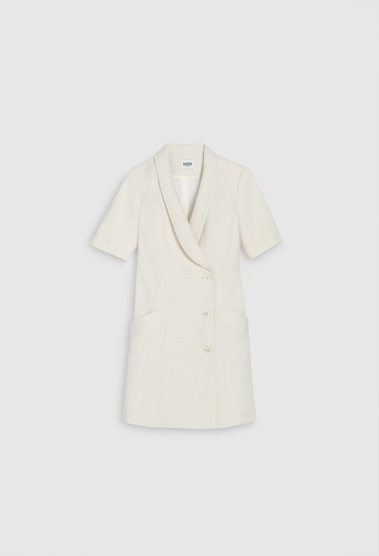 Robe tailleur ecrue