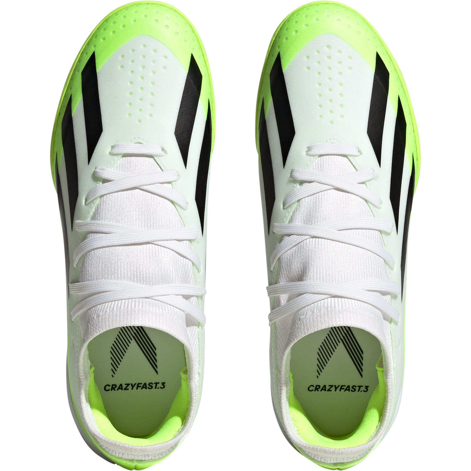 adidas X Crazyfast.3 IN Fußballschuhe Kinder football white