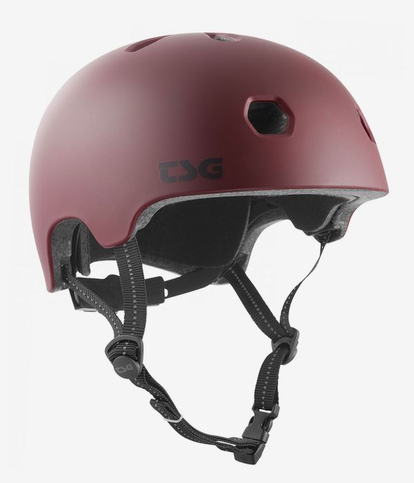 TSG Meta-Solid-Colors Helm (satin oxblood)