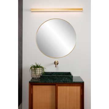 Lucide ALEXA wandlamp badkamer LED 3000K IP44 mat goud / Messing