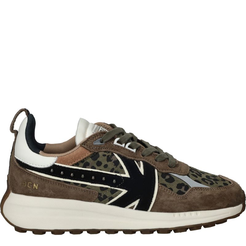 Kaotiko Detroit Glam Sneakers Groen Dames