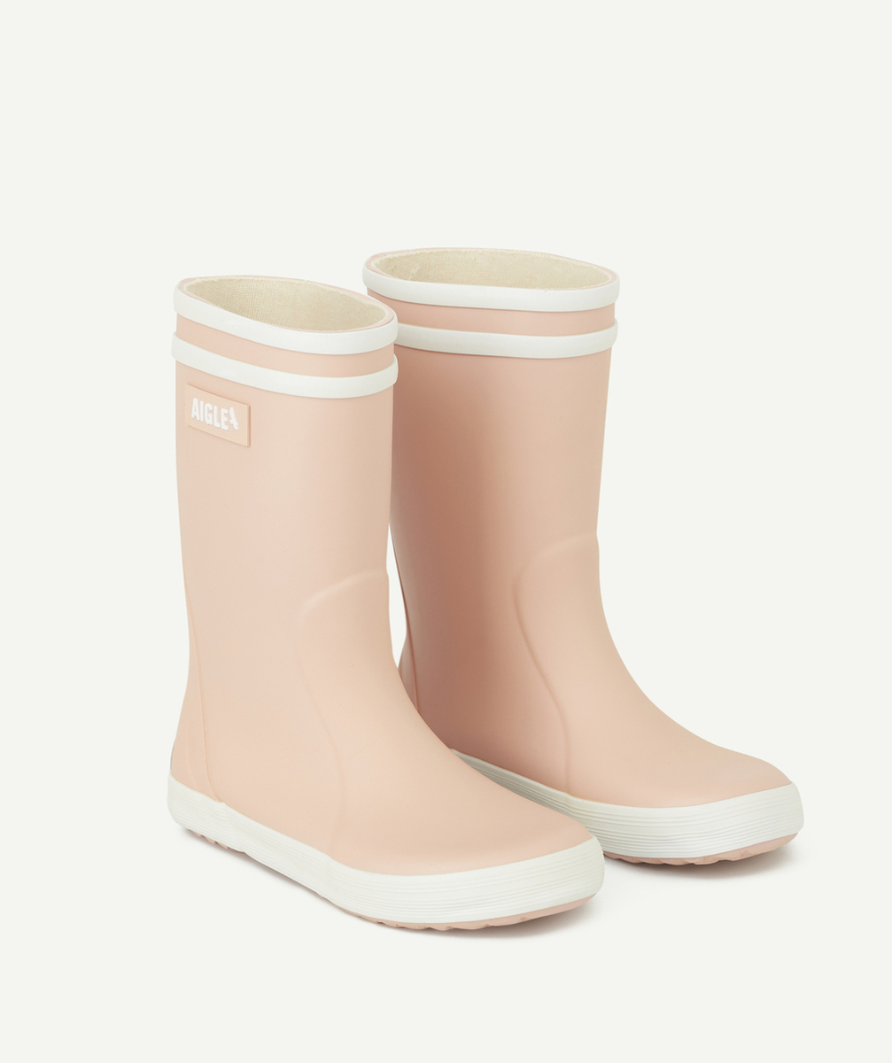 AIGLELES BOTTES EN CAOUTCHOUC ROSE GUIMAUVE FILLE LOLLYPOP 2