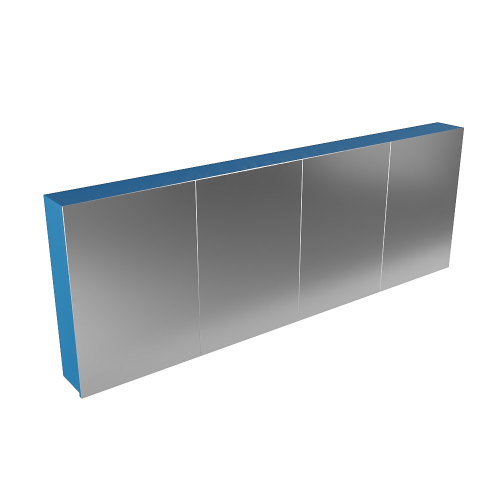 Mondiaz Cubb spiegelkast 200x70x16cm jeans met 4 deuren