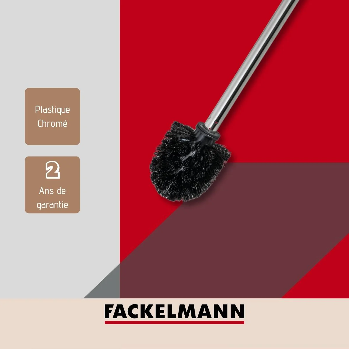 Brosse de toilette murale rechange gris Mare Fackelmann