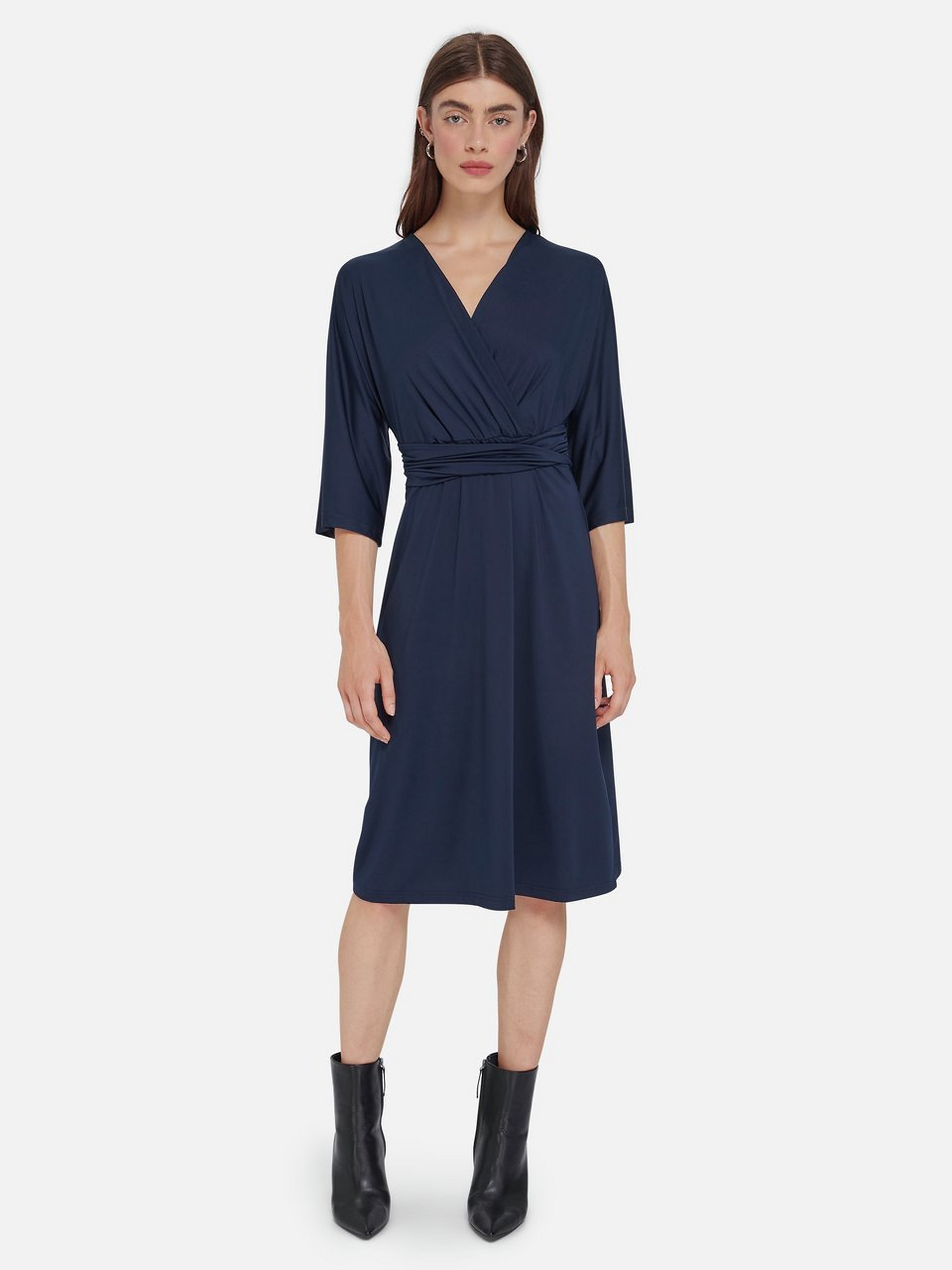 Jersey-Wickelkleid 