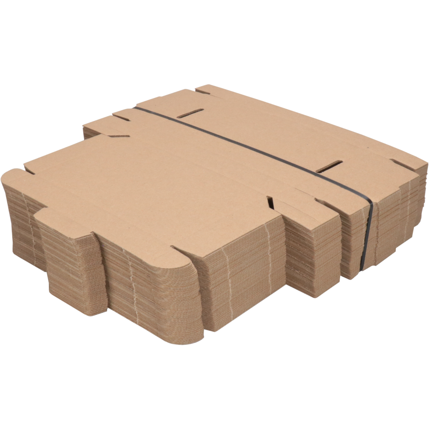 SendProof® Verzenddoos, A6, golfkarton, 180x115x28mm, met klep, enkele golf, bruin