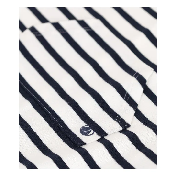 Petit Bateau Combishort Marmite Rayée | Ecru