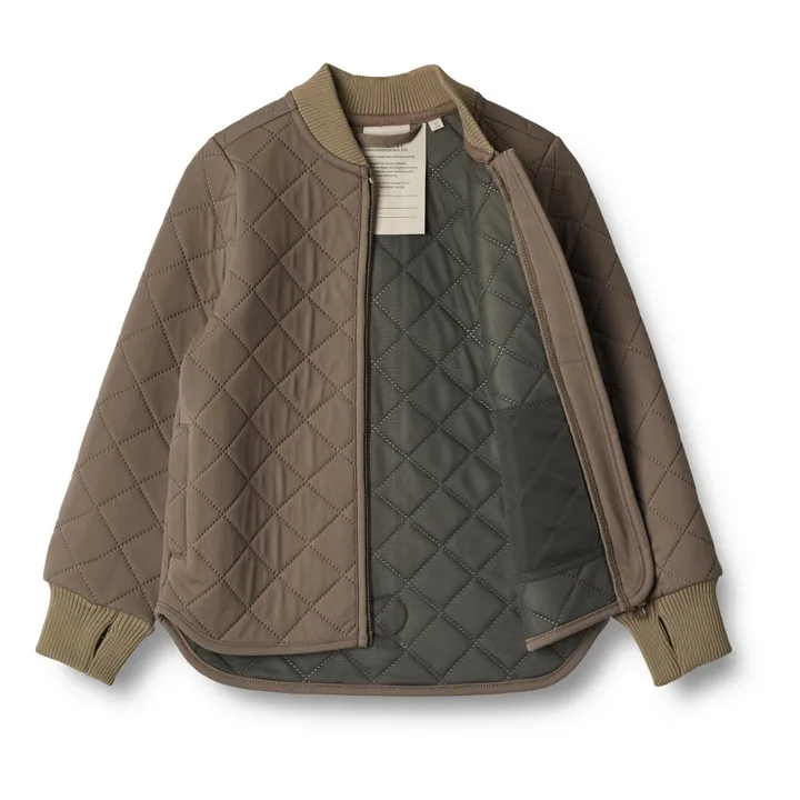 Wheat Veste Matelassée Matières Recyclées Loui | Chocolat