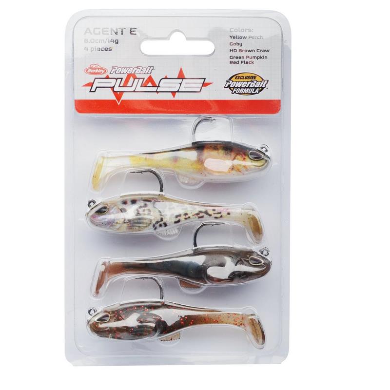 Kit Leurres Souples Armés Berkley Pulse Agent E
