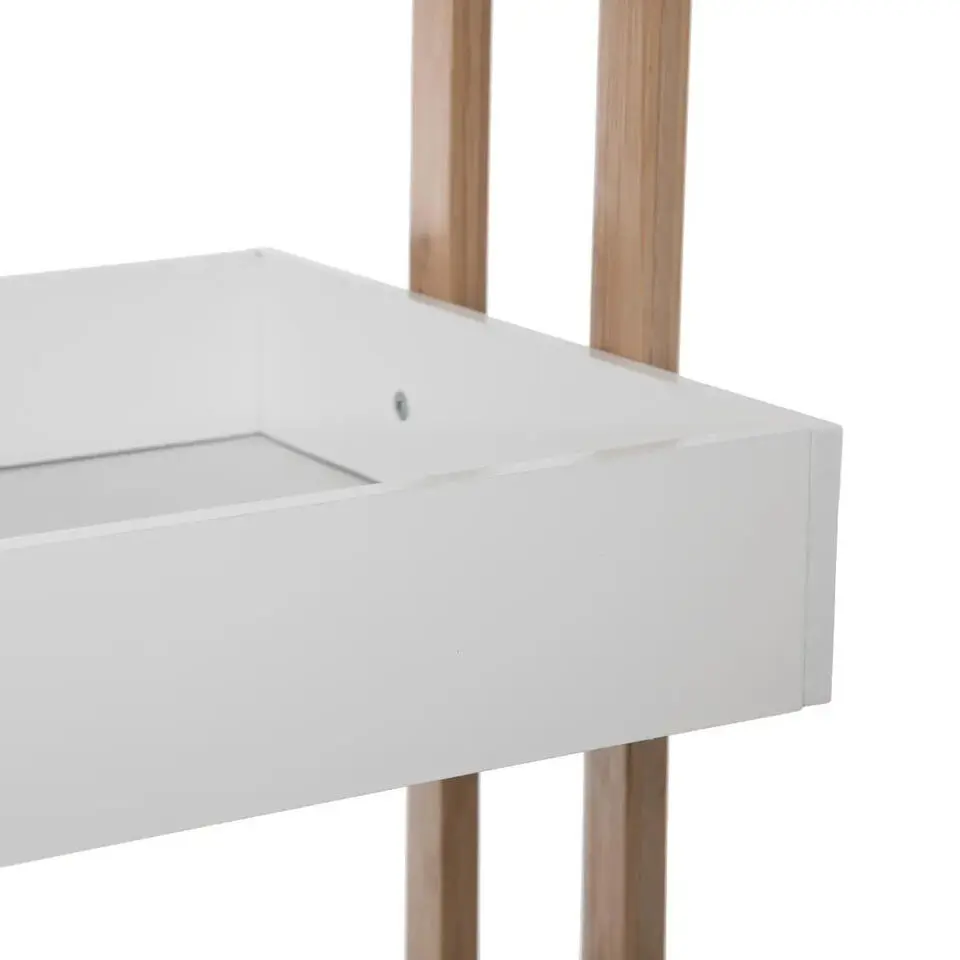 5Five Doucherekje/badkamerrekje - bamboe - 4 lagen - 40 x 30 x 87 cm