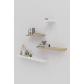 Duraline wandplank XL4 eik fineer 80x23,5 cm 38 mm
