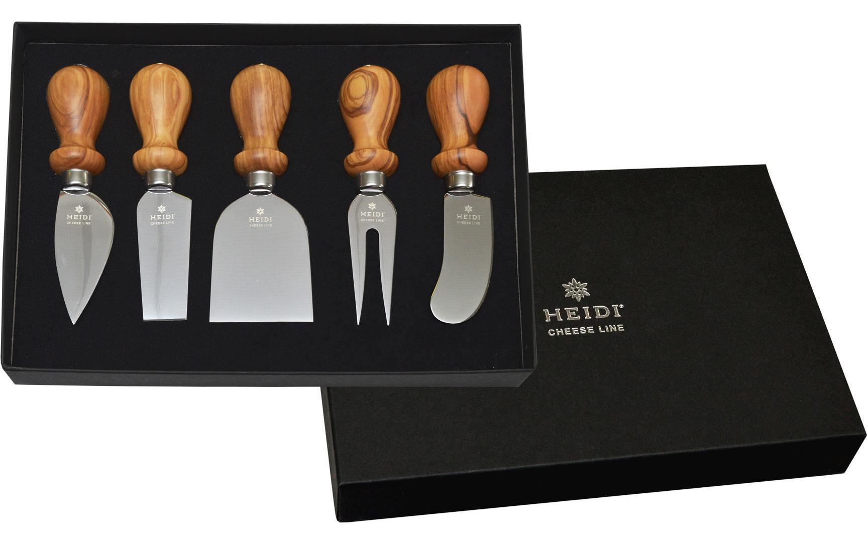 Käsemesser Set 5-teilig, SilberPraktische Geschenkidee