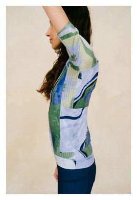 Maillot Manches Courtes Femme Wilma Muriel Bleu