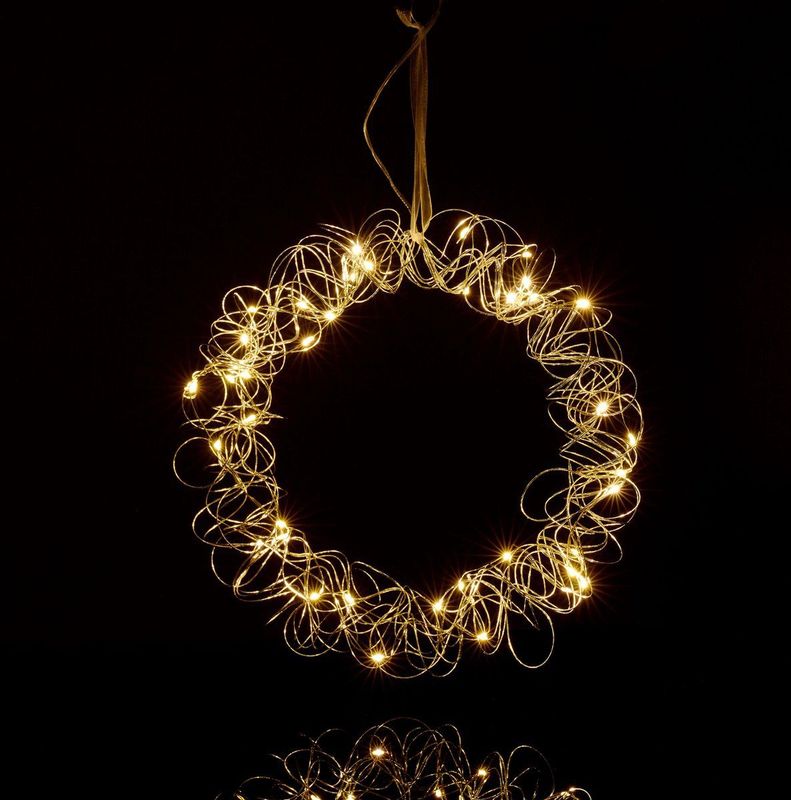 Decoratieve Lichtkrans - Zilver - IJzer Koper - Voor Binnen