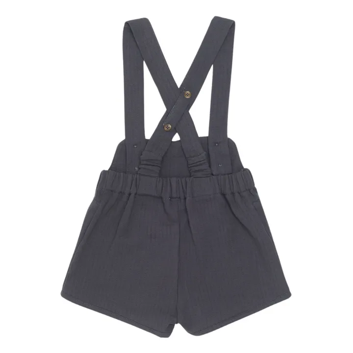 Donsje Short à Bretelles Obby | Gris anthracite