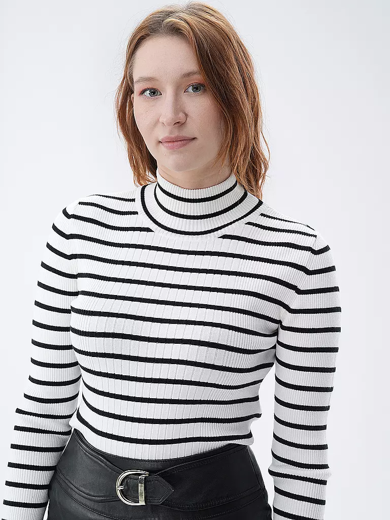 RIANI Rollkragenpullover creme