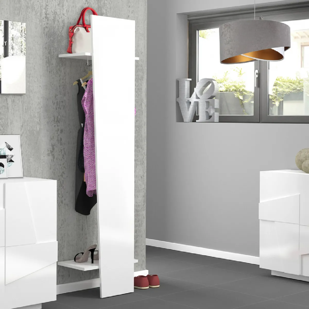 Ahd Amazing Home Design Porte-Manteau Ping Bianco