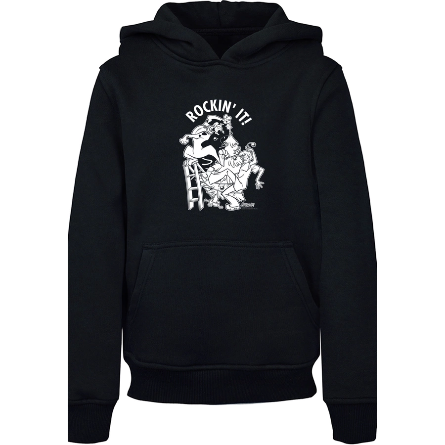 F4NT4STIC Hoodie Scooby Doo Rockin' It Christmas Weihnachten schwarz