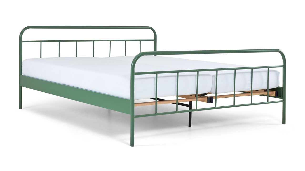 Bed Alex 2-persoons groen