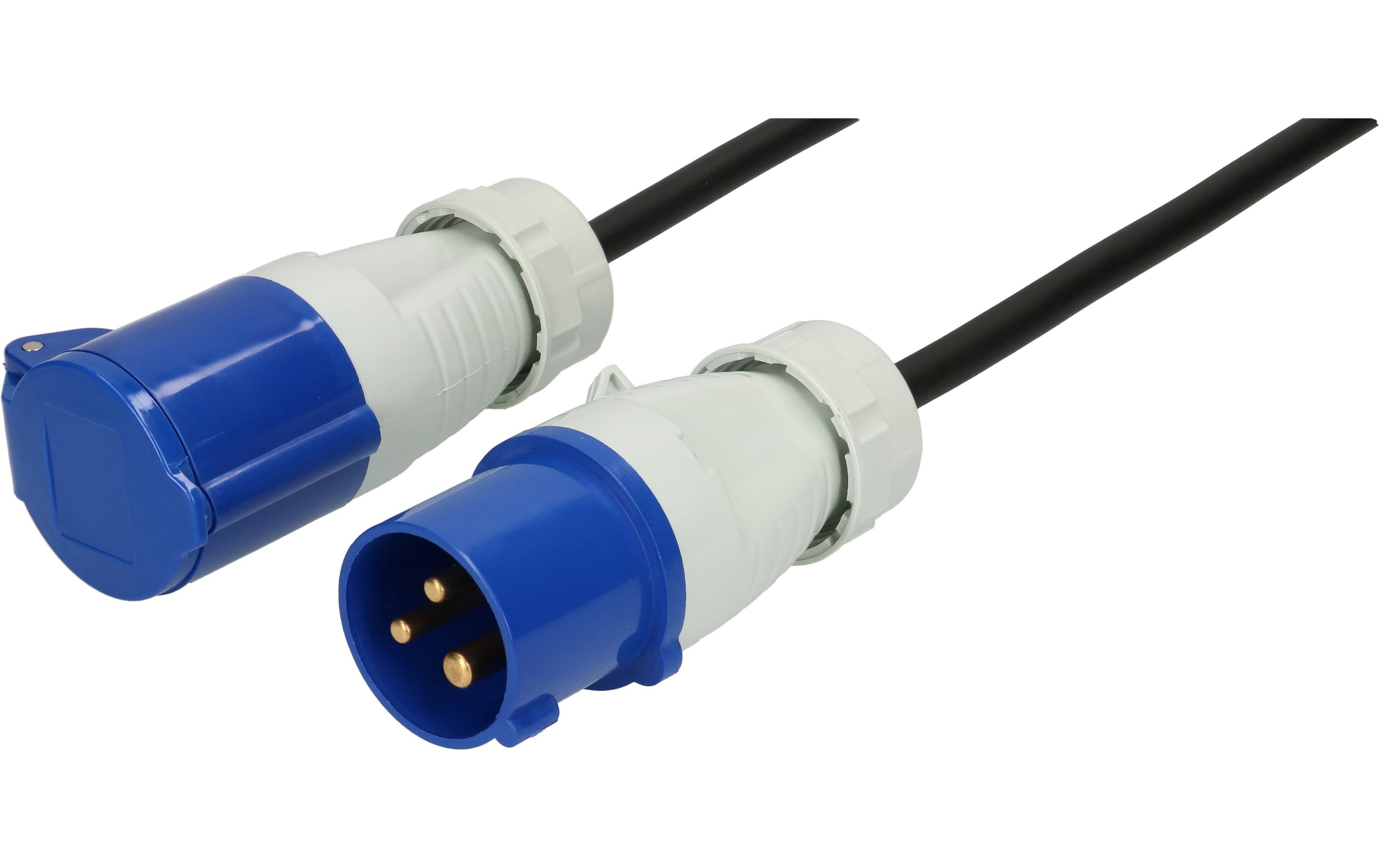 Verlängerungskabel 1.5 m, CEE16/3 - CEE16/3Max Hauri Verlängerung mit CEE16/3 Stecker und Kupplung