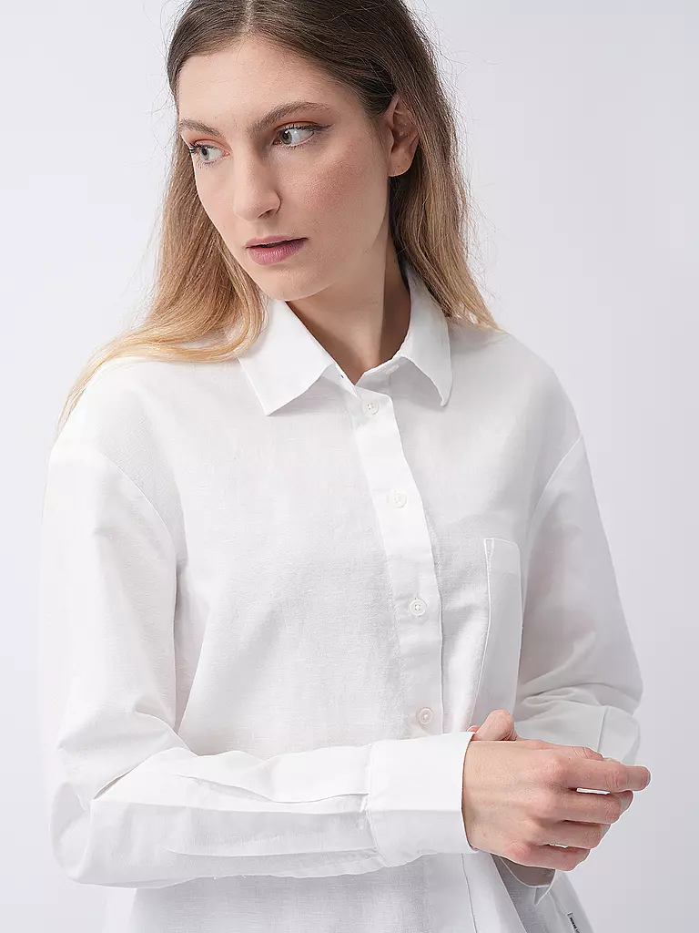 MARC O' POLO DENIM Hemdbluse  weiss