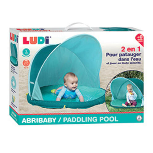Tente Anti-uv Piscine Abribaby Bleu - LUDI