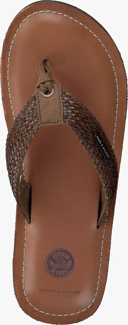 SCOTCH & SODA bruine scotch & soda slippers cadelli