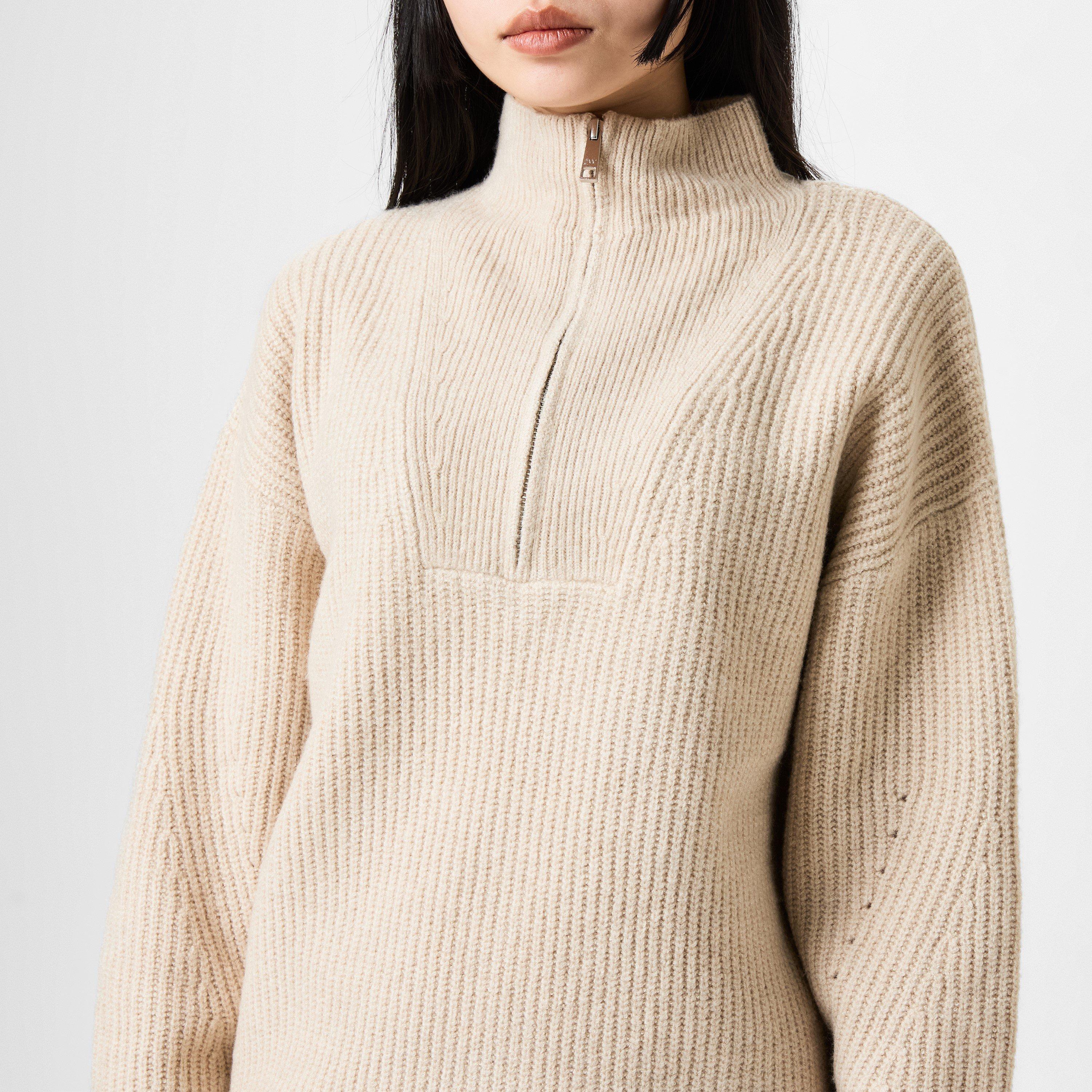 Jack Wills JW High Neck Zip Knitted Jumper