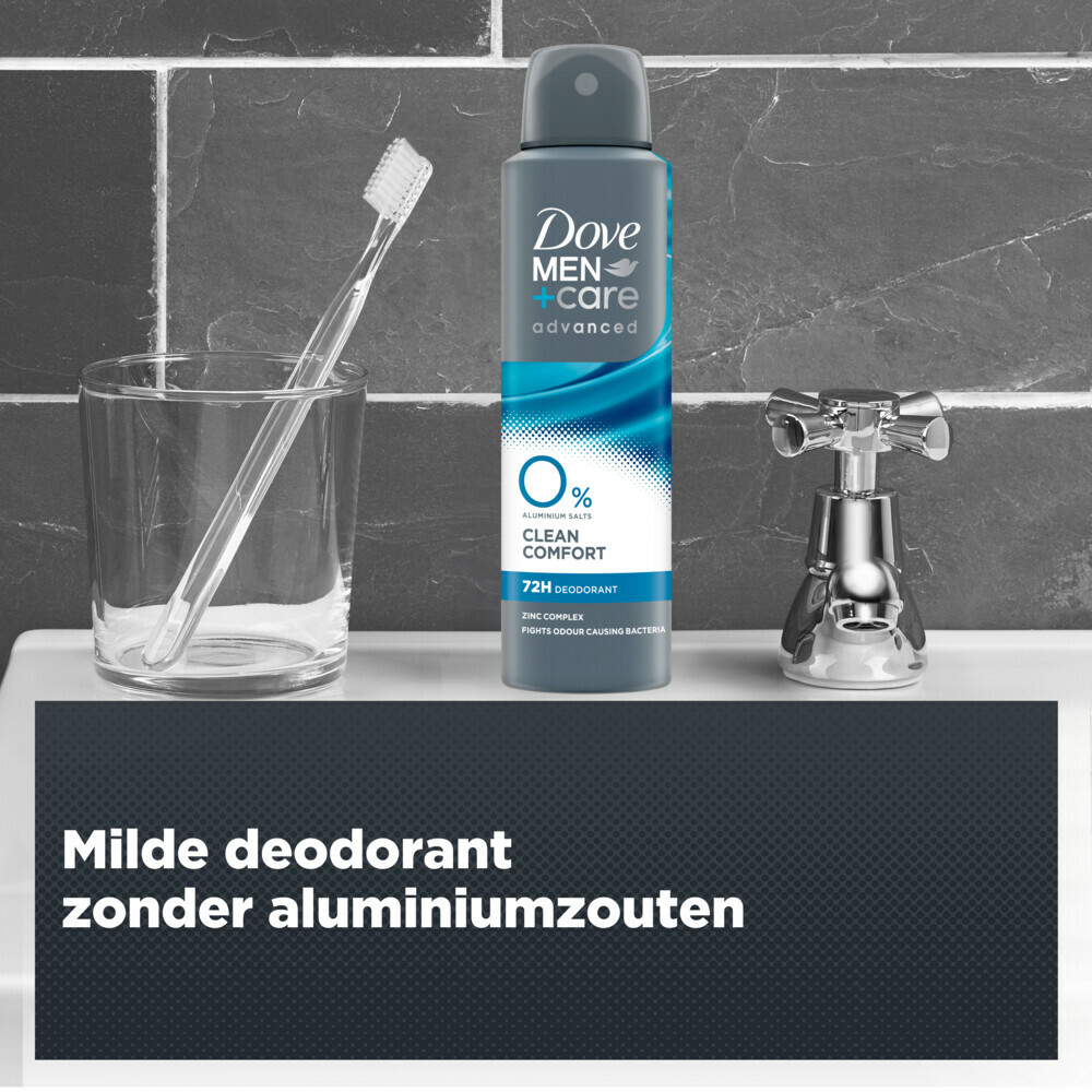 Dove Deodorant Men+ Care 0% Clean Comfort150 ml