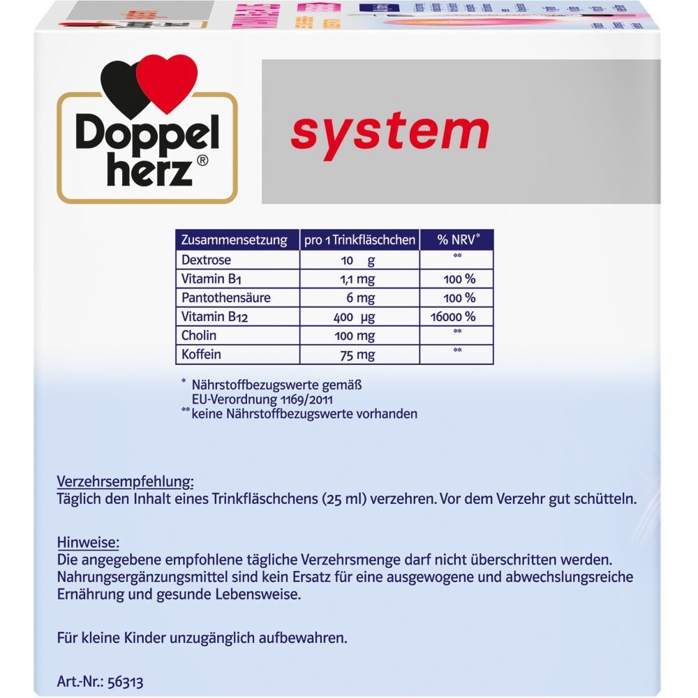 Doppelherz® system Vitamin B12 PLUS Energie + Doppelherz Hutschenreuther Weihnachtsglocke GRATIS