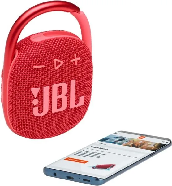 JBL Clip 4 Rouge Enceintes Bluetooth portables