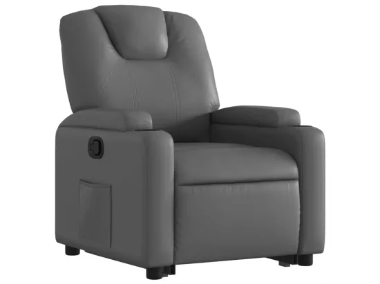 Fauteuil inclinable Gris Similicuir