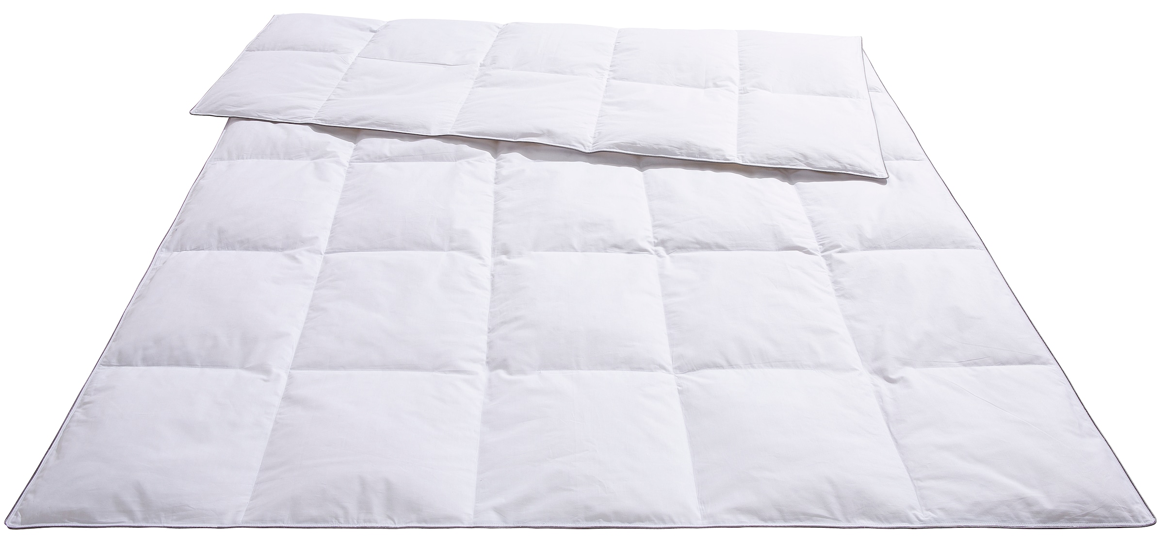 Älgdröm Daunenbettdecke »Sorsele, Bettdecke 135x200 cm, 155x220 cm und weitere Grössen« leicht Füllung 60% Daunen & 40% Federn Bezug Baumwolle 1 Stk. tlg. Bettdecken, Sommer, Winter, 4 Jahreszeiten, Decke, Made in Germany
