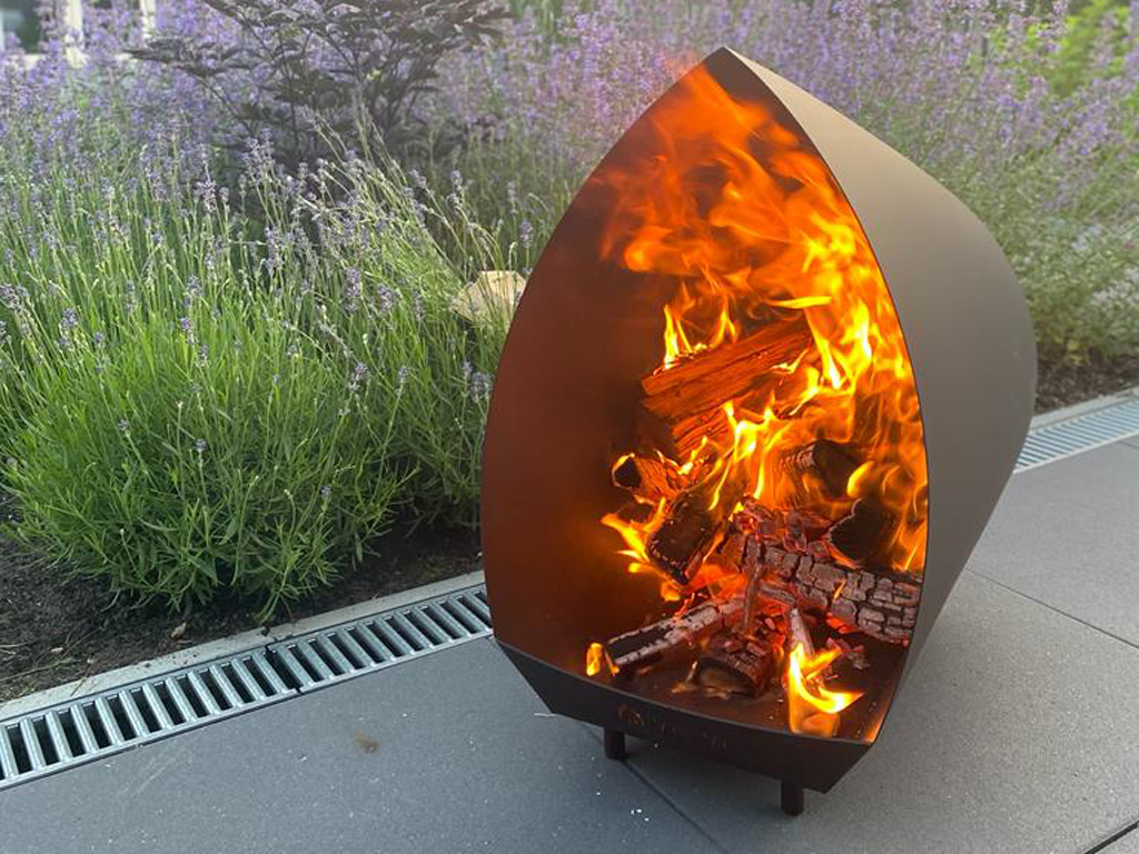 Magma RVS tuinhaard set
